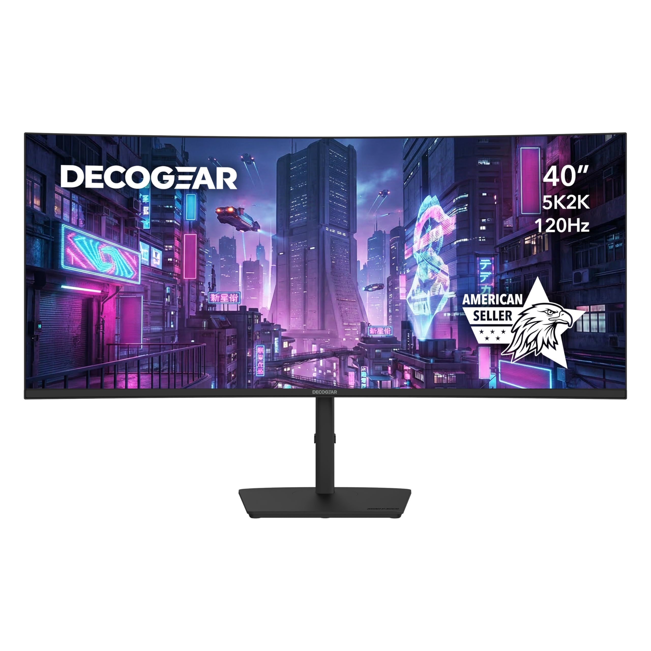 5K2K 曲面型ウルトラワイド(5120×2160)/Nano IPS Amazon.com: Deco Gear 40 Curved 5K2K Nano IPS Monitor | 5120×2160